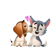 bisous chiens